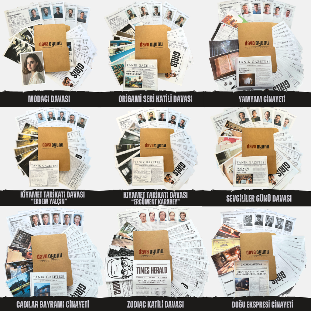 9 FARKLI DAVA DOSYASI TEK PAKETTE ''9'LU PAKET''